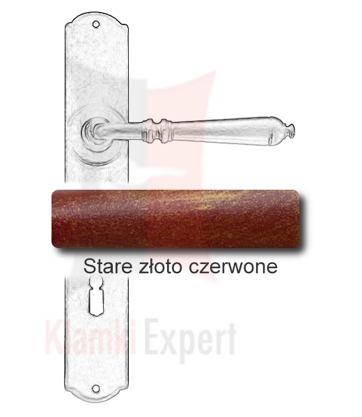 Stare złoto czerwone