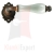 Klamka PARIS 2601 bez dolnej rozety, porcelana kremowa