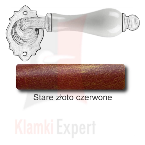 Stare złoto czerwone