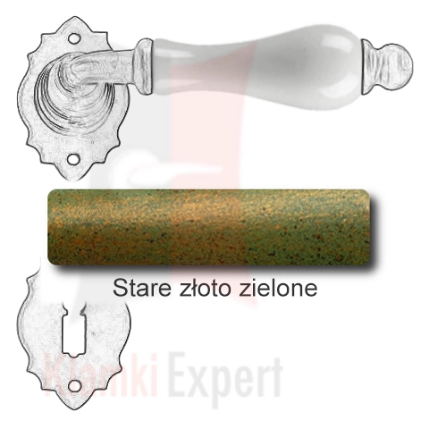 Stare złoto zielone