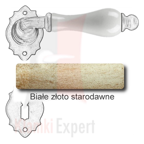 Białe złoto starodawne