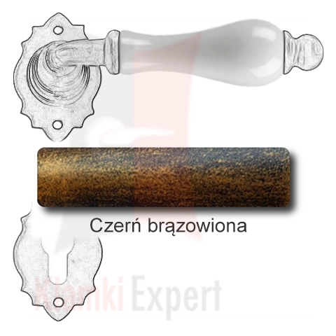 Czerń brązowiona