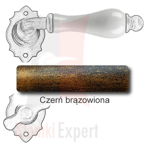 Czerń brązowiona
