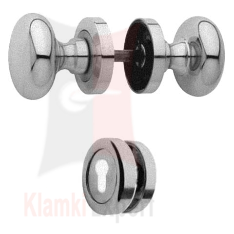 GAŁKA OBROTOWA SABA z rozetą na wkładkę