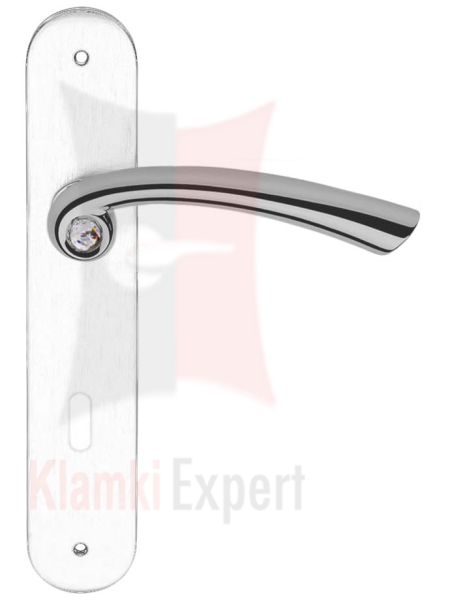 Klamka NAU Crystal 1551PL CR chromowany błyszczący