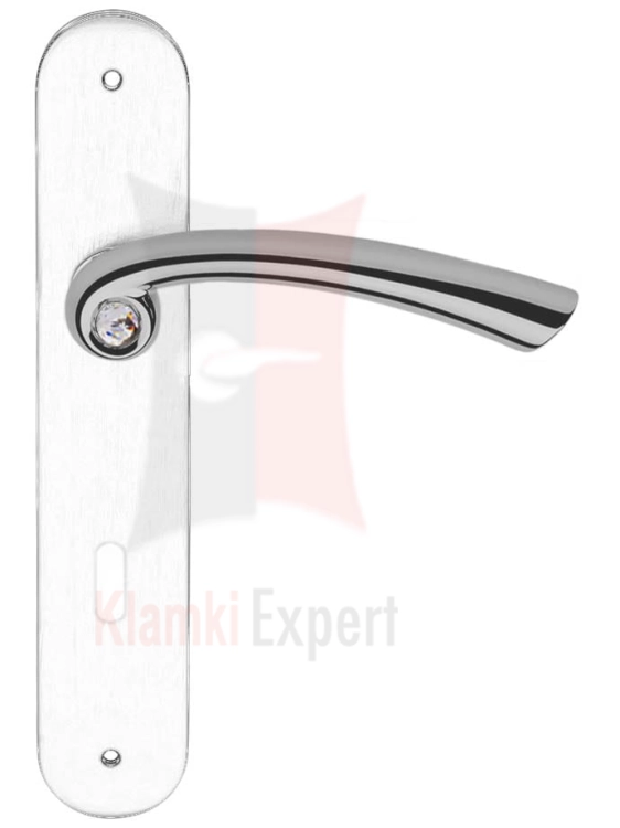 Klamka NAU Crystal 1551PL CR chromowany błyszczący