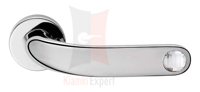 Klamka POINT Crystal 023 CS chromowany błyszczący