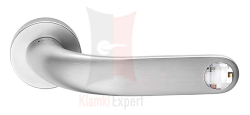 Klamka POINT Crystal 023 CS chromowany matowy