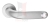 Klamka POINT Crystal 023 CS chromowany matowy