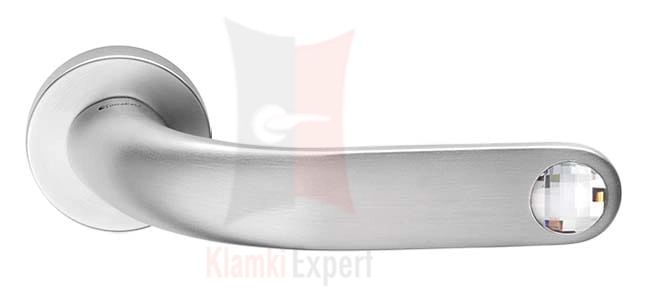 Klamka POINT Crystal 023 CS chromowany matowy
