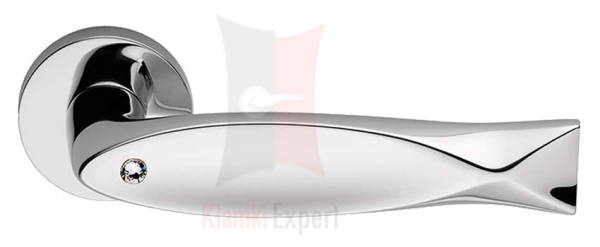 Klamka Fish Crystal 023 CR chromowany błyszczący