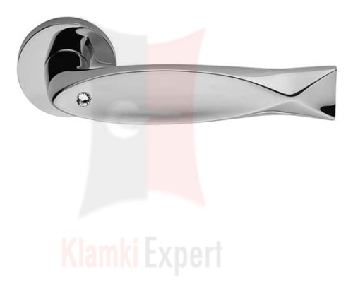 Klamka Fish Crystal 023 bez dolnej rozety