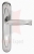 Klamka FISH Crystal 700PL z otworem na klucz - CS chromowany matowy