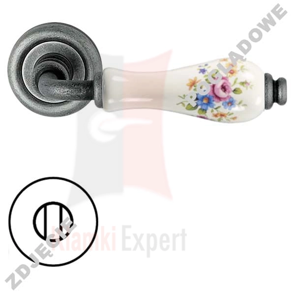 Klamka DALIA 660 z blokadą WC