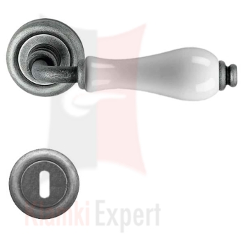 Klamka DALIA 600 z rozetą na klucz