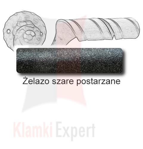 Żelazo szare postarzane