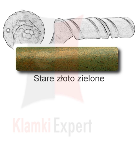 Stare złoto zielone