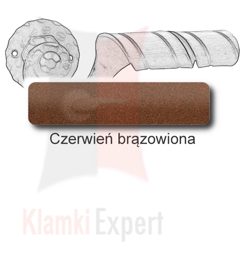 Czerwień brązowiona