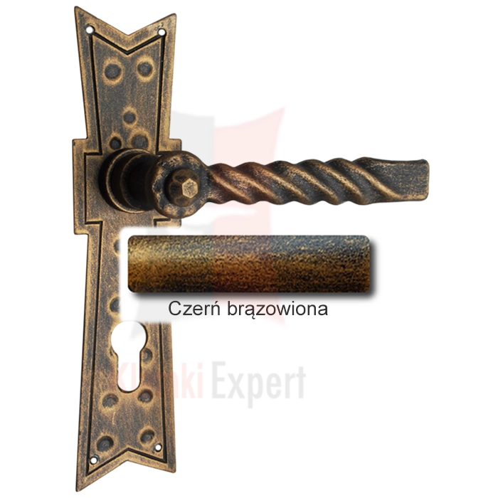 Czerń brązowiona