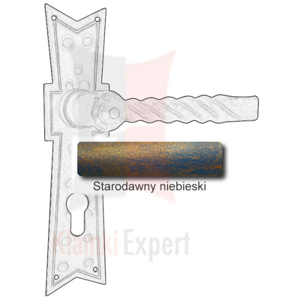 Starodawny niebieski