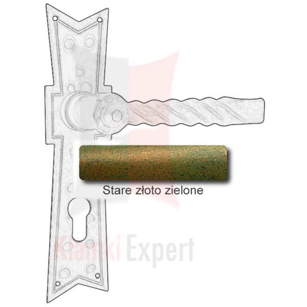 Stare złoto zielone