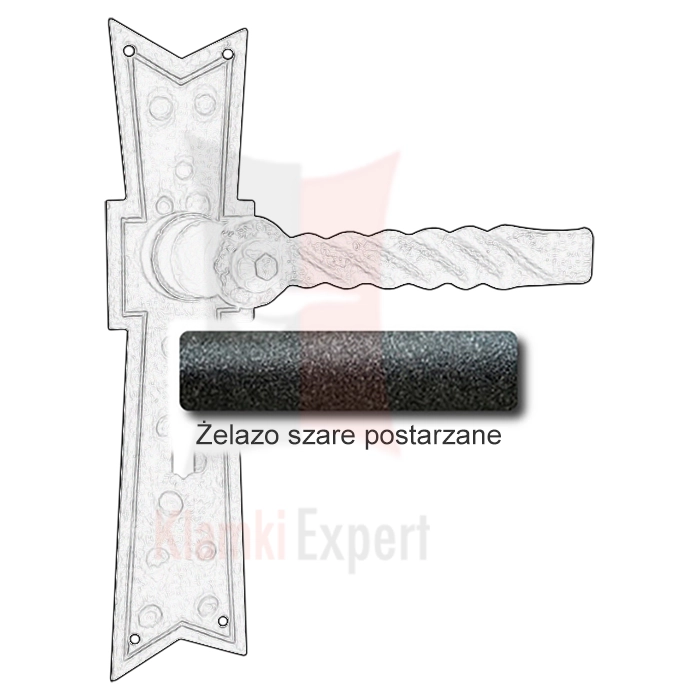 Żelazo szare postarzane