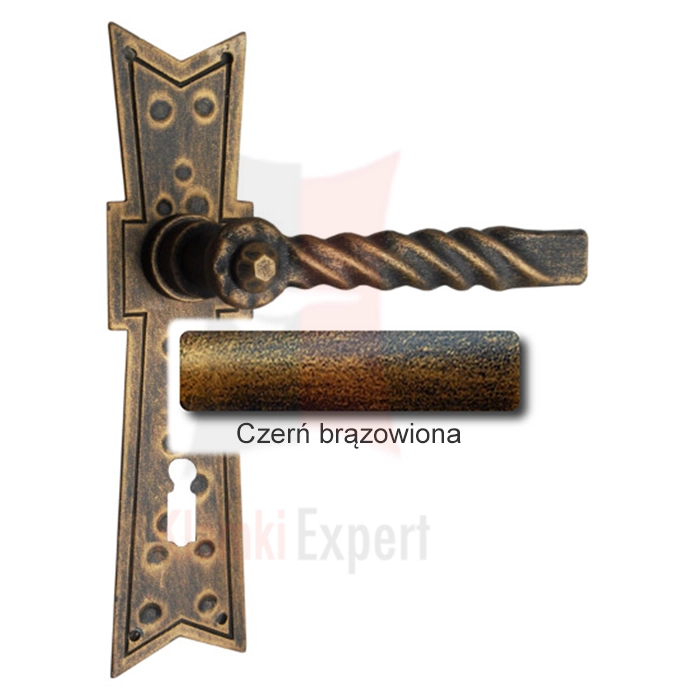 Czerń brązowiona