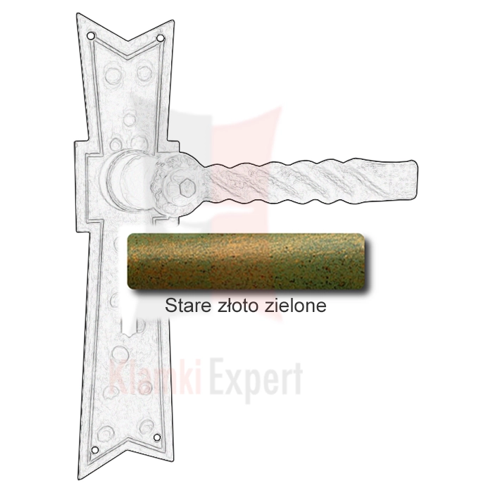 Stare złoto zielone