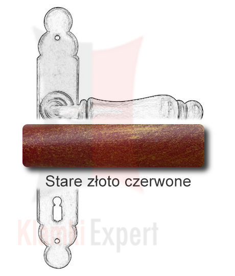 Stare złoto czerwone