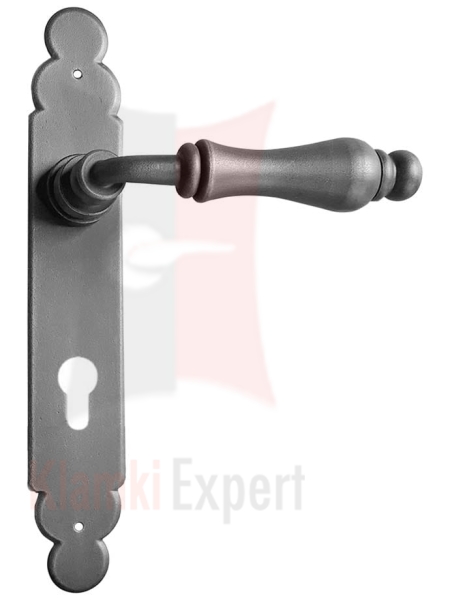 Klamka Berlino 2499 z otworem na wkładkę