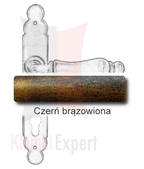 Czerń brązowiona