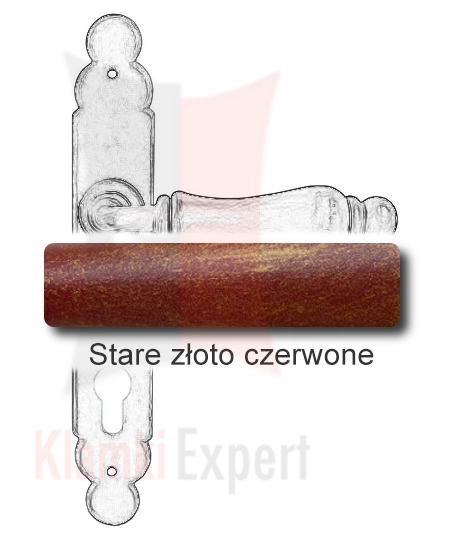 Stare złoto czerwone