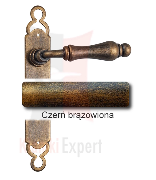 Czerń brązowiona