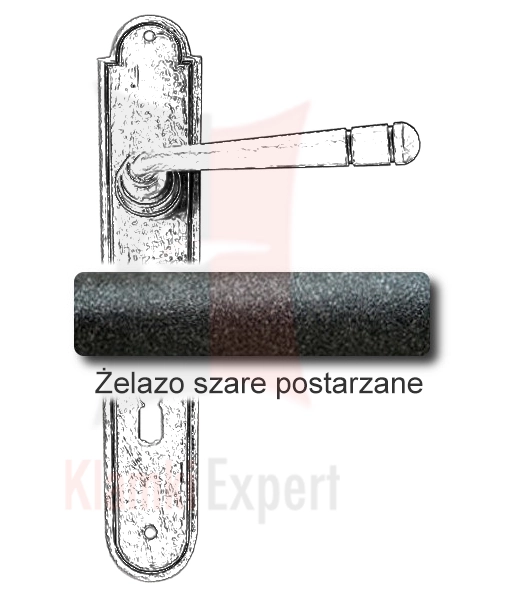 Żelazo szare postarzane