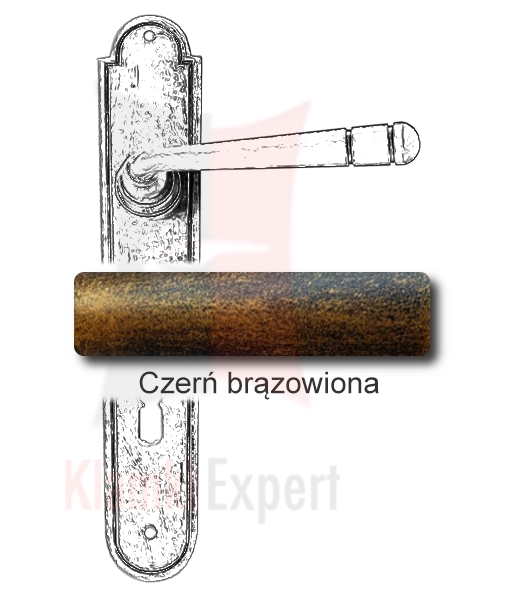 Czerń brązowiona