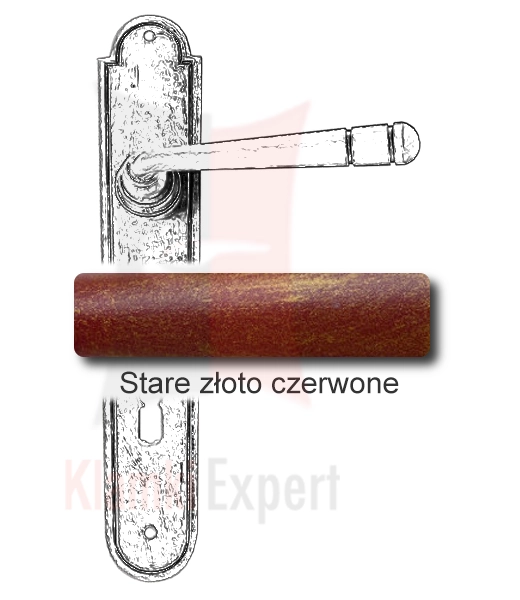 Stare złoto czerwone
