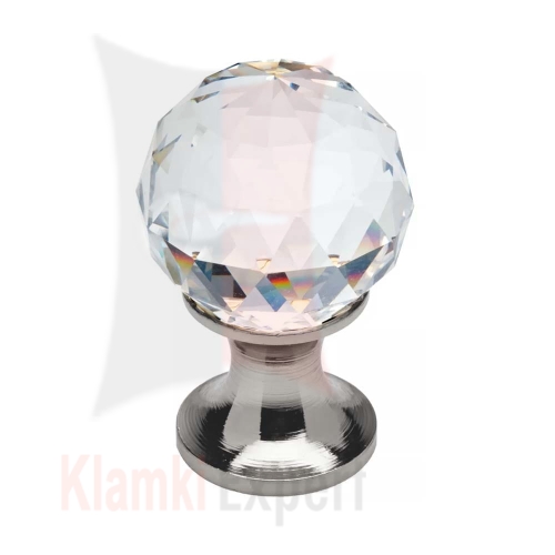 CRYSTAL CR 30 mm gałka meblowa z kryształem Swarovskiego