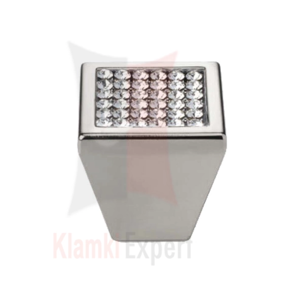MESH CR 24 mm gałka meblowa z kryształami Swarovskiego