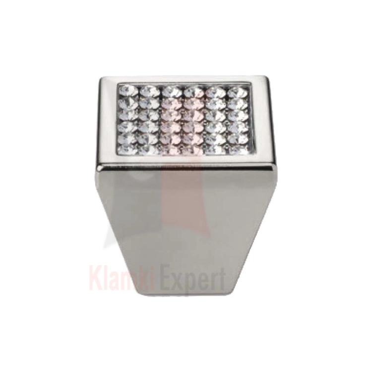MESH CR 24 mm gałka meblowa z kryształami Swarovskiego
