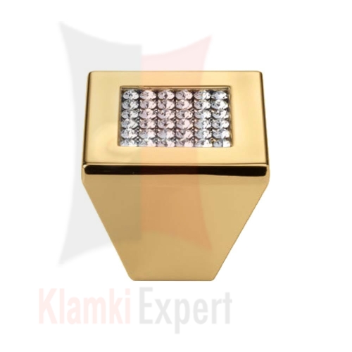 MESH OZ 30 mm gałka meblowa z kryształem Swarovskiego