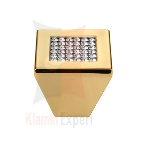 MESH OZ 30 mm gałka meblowa z kryształem Swarovskiego