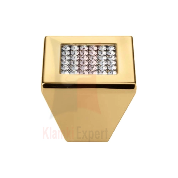 MESH OZ 30 mm gałka meblowa z kryształem Swarovskiego