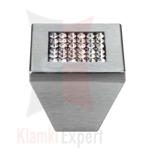 MESH CS 30 mm gałka meblowa z kryształami Swarovskiego