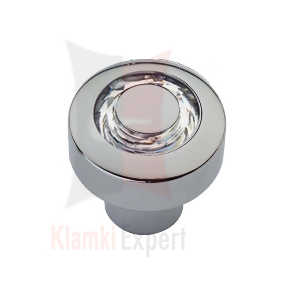 Cosmic CR 30 mm gałka meblowa z kryształem Swarovskiego