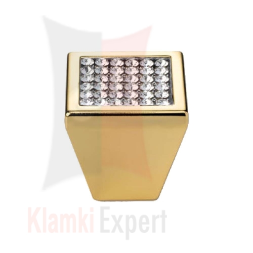 MESH OZ 24 mm gałka meblowa z kryształami Swarovskiego