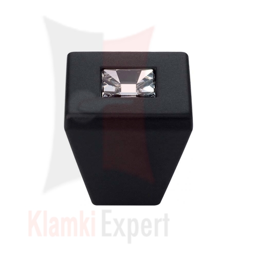 REFLEX VE 24 mm gałka meblowa z przeźroczystym kryształem Swarovskiego