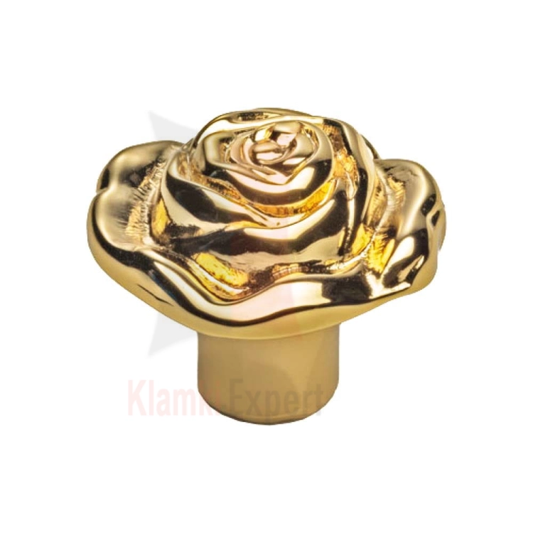 ROSE OZ 30 mm gałka meblowa mosiężna