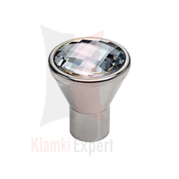 VERONICA CS 24 mm gałka meblowa z kryształem Swarovskiego