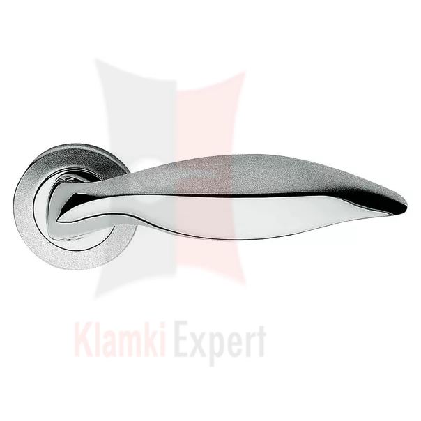 Klamka DELFINO 102 MC chromowany błyszczący + chromowany piaskowany