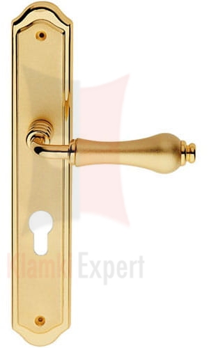 Klamka ALDAR 920 z otworem na wkładkę